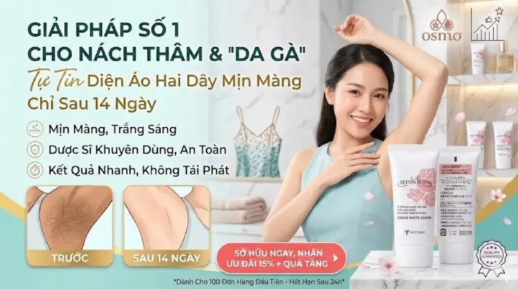 Tạm Biệt Nách 'Da Gà' Thâm Sạm: Top Kem Trị Thâm Nách Hiệu Quả Nhất Giúp Bạn Tự Tin Diện Áo Hai Dây Sau 14 Ngày